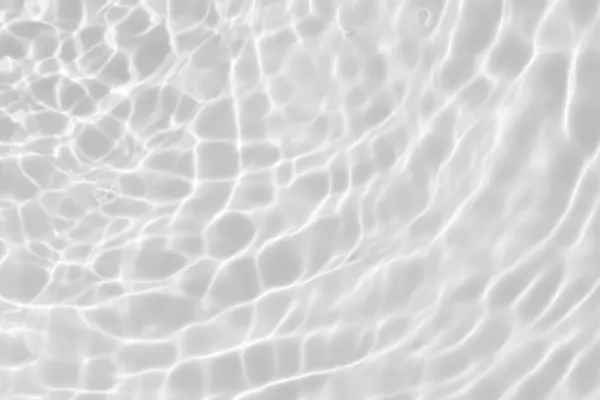 Abstract White Transparent Water Shadow Surface Texture Natural Ripple Background — Stok fotoğraf