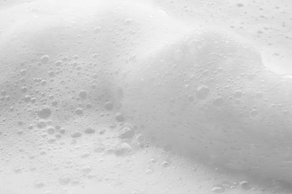 Abstrato Branco Sabão Espuma Bolhas Textura Fundo — Fotografia de Stock