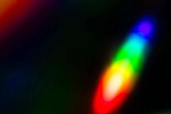 Flou Abstrait Multicolore Arc Ciel Holographique Pour Fond Superposé — Photo