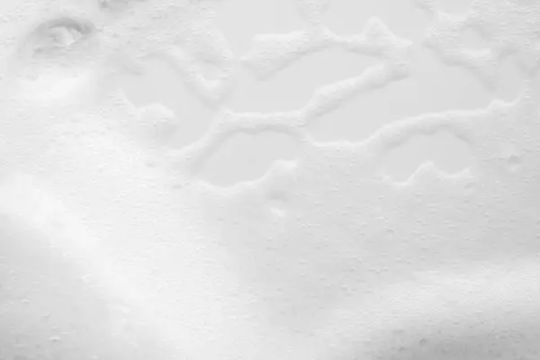 Абстрактно Белые Мыльные Пузыри Текстуры Белом Фоне — стоковое фото