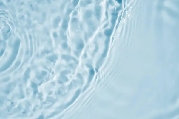 Abstraktní Transparentní Vodní Stín Povrch Textury Přírodní Vlnění Modrém Pozadí — Stock fotografie