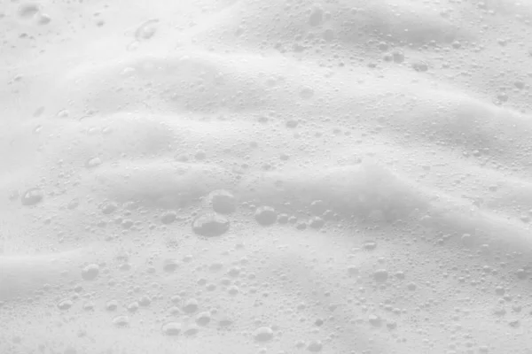 Αφηρημένο Λευκό Σαπούνι Αφρό Φυσαλίδες Υφή Φόντο — Φωτογραφία Αρχείου