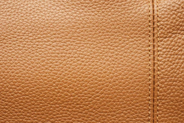 Luxury Brown Leather Texture Background Stitching Stock Image