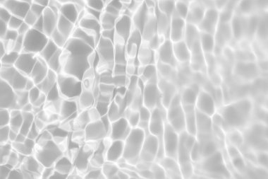 Abstract white transparent water shadow surface texture natural ripple background