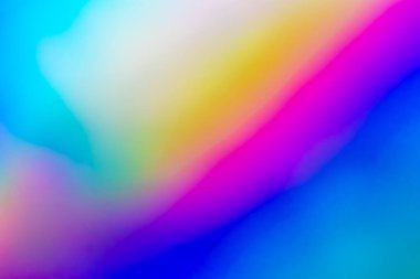 Soyut bulanık holografik gökkuşağı folyo yanardöner arka plan