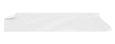 Beyaz arkaplanda izole edilmiş beyaz yapıştırıcı kağıt bant