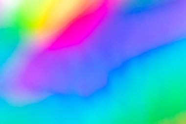 Soyut bulanık holografik gökkuşağı folyo yanardöner arka plan