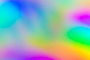 Soyut bulanık holografik gökkuşağı folyo yanardöner arka plan