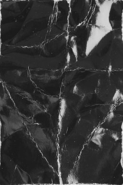 Boş eski tip siyah çizik yırtık poster kaplama dokusu arkaplanı