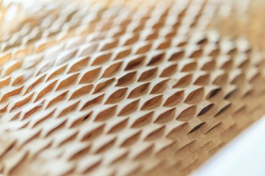 Ürün paketleme karton kutusu için çevre dostu kahverengi bal peteği paketi