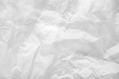 Beyaz plastik torba dokusu arkaplanı