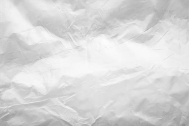 Beyaz plastik torba dokusu arkaplanı