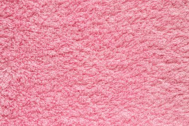 Pembe kabarık havlu kumaş yumuşak doku arkaplanı