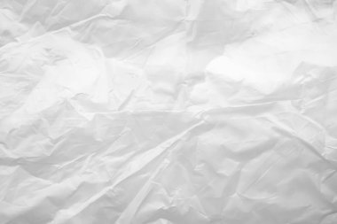 Beyaz plastik torba dokusu arkaplanı