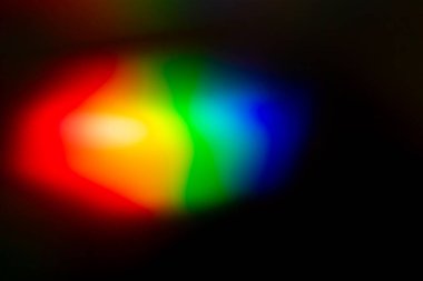 Üst plan için soyut bulanık, çok renkli holografik gökkuşağı