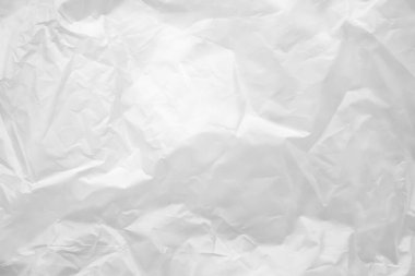 Beyaz plastik torba dokusu arkaplanı