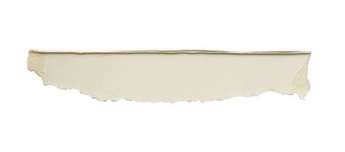 beyaz arkaplanda izole edilmiş gri kağıt yırtığı