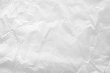 Beyaz plastik torba dokusu arkaplanı