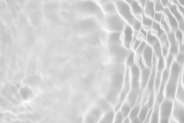 Abstract white transparent water shadow surface texture natural ripple background