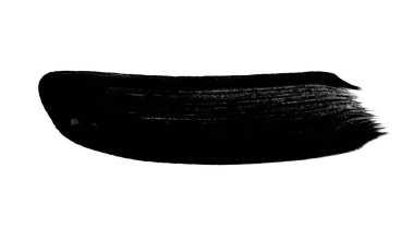 fırça darbesi beyaz arkaplanda izole edildi