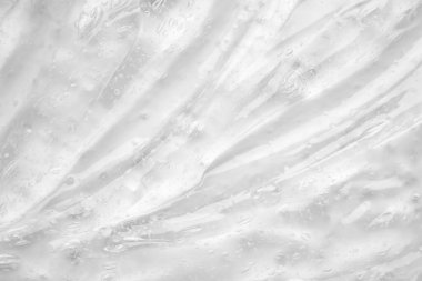 Şeffaf sıvı serum jel kozmetik doku arkaplanı