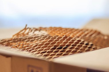 Ürün paketleme karton kutusu için çevre dostu kahverengi bal peteği paketi