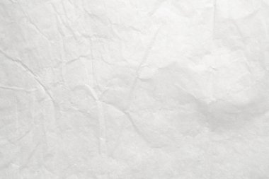 Abstract white crumpled and creased recycle paper texture background