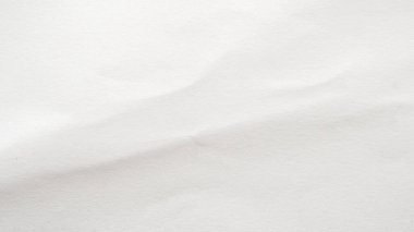 Abstract white crumpled and creased recycle paper texture background