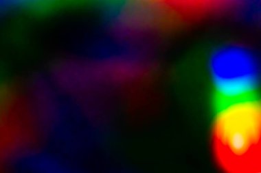 Üst plan için soyut bulanık, çok renkli holografik gökkuşağı