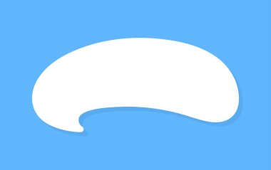 Konuşma balonları vektör ögesi, metin balonu, vektör simgesi.