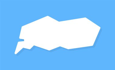 Konuşma balonları vektör ögesi, metin balonu, vektör simgesi.