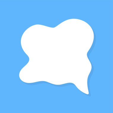 Konuşma balonları vektör ögesi, metin balonu, vektör simgesi.