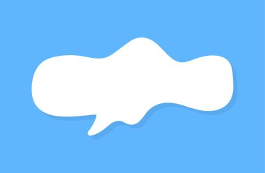 Konuşma balonları vektör ögesi, metin balonu, vektör simgesi.