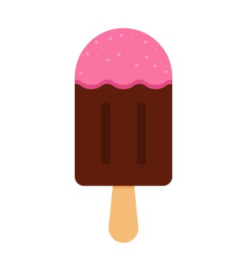 Popsicles vector element on White background. clipart