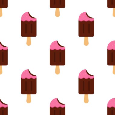 Beyaz arkaplanda buzlu şeker deseni.