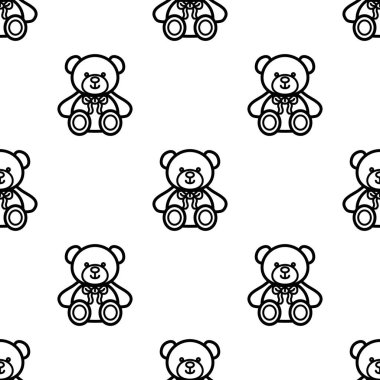 Sevimli oyuncak ayının kusursuz bir arka planı var..