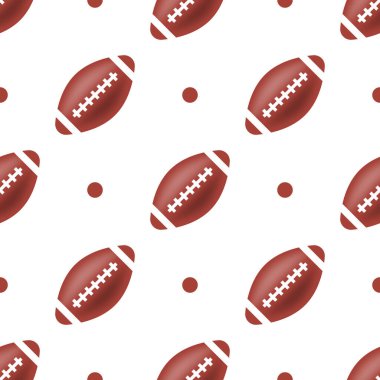 Amerikan futbol topunun pürüzsüz arka planı.