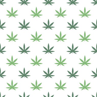 Yeşil Yapraklar vektörsüz kalıp arkaplanı.