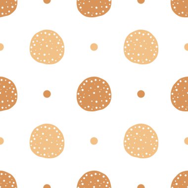 Ekmek karikatürünün kusursuz desenleri.