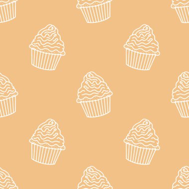 Kek karikatürünün kusursuz desenleri.