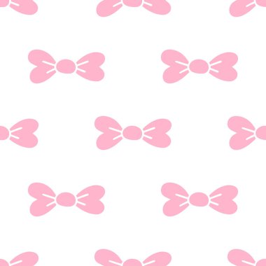 Çizgi film papyonları pürüzsüz desenler, Vektör.