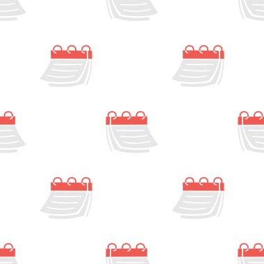 Çizgi film Takvimi pürüzsüz desenler, Vektör.