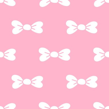 Çizgi film papyonları pürüzsüz desenler, Vektör.