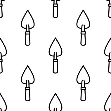 Çizgi film karalama malası kusursuz desen, Vektör.