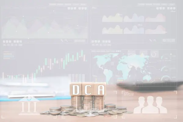 Implementing Dollar Cost Averaging (DCA) in investment, individuals steadily contribute funds over time, promoting financial growth and mitigating impact of market volatility for long-term savings