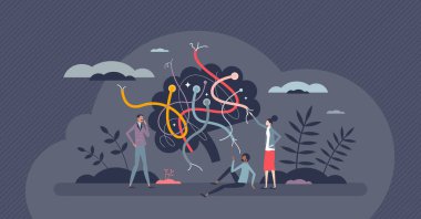 Sinir sistemi olarak nöroplastisite, içsel ya da dışsal küçük insan kavramından sonra değişebilme yetisidir. Zihin vektörü illüstrasyonunda yeni sinapslarla bilişim, öğrenme ve geliştirme süreci