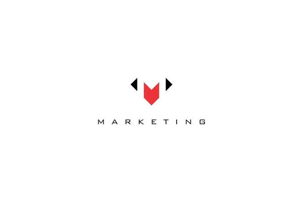Template Logo Design Solution Marketing Company Organization Corporation — Stock Vector