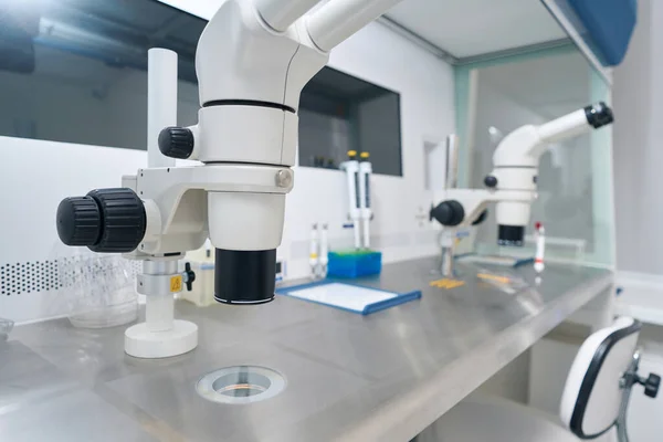 Modern Genetic Laboratory Set Special Laboratory Devices Artificial Insemination Procedure — Stock fotografie