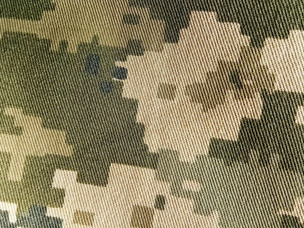 Ukrainian camouflage for Ukrainian army, fabric design, background space close up