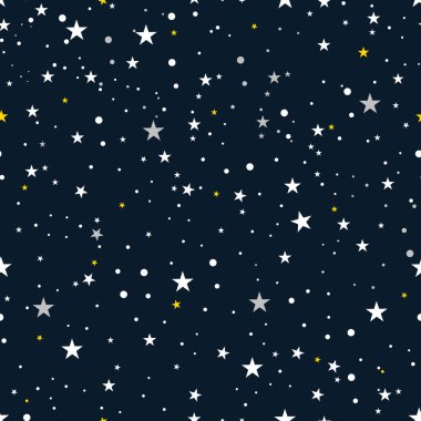 Kusursuz beyaz altın yıldızlı donanma arkaplanı. Vektör illüstrasyonu